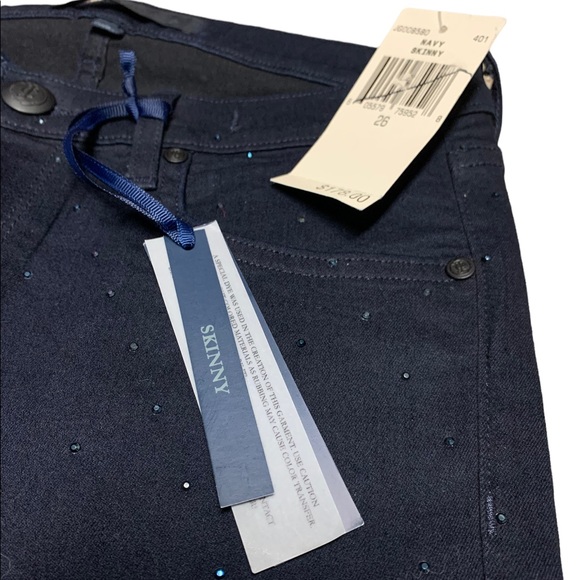 Juicy Couture ๐๐ท With Tags Sparkling Jeans Midnight Blue - Picture 3 of 6